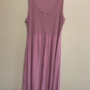 FRYE Sleeveless Mauve Maxi Dress